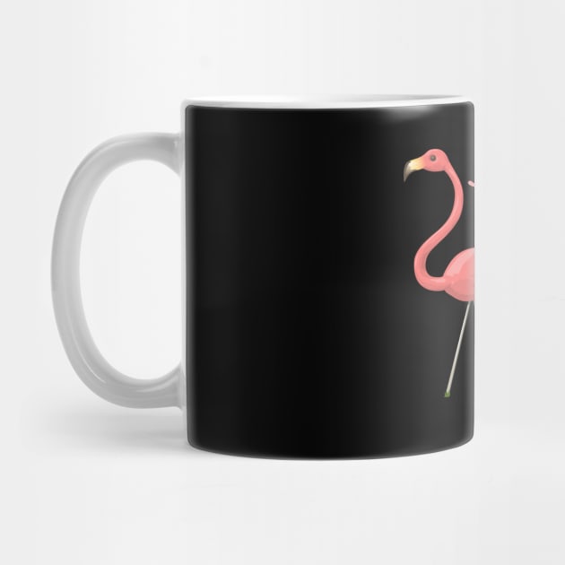Just Flockin Around Flamingo Couple by The WYLD Tribe